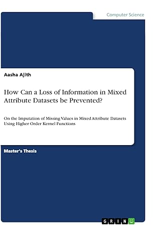 how can a loss of information in mixed attribute datasets be prevented on the imputation of missing values in