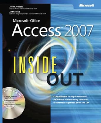 microsoft office access 2007 inside out 1st edition jeff conrad ,john viescas 0735623252, 978-0735623255