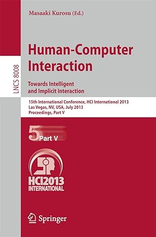 human computer interaction towards intelligent and implicit interaction 15th international conference hci