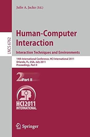 human computer interaction interaction techniques and environments 14th international conference hci