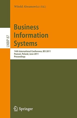 business information systems 14th international conference bis 2011 poznan poland june 15 17 2011 proceedings