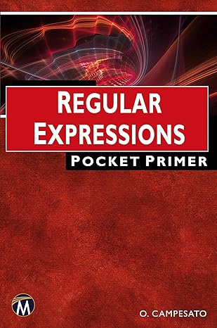 regular expressions pocket primer 1st edition oswald campesato 1683922271, 978-1683922278