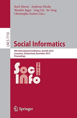 social informatics 4th international conference socinfo 2012 lausanne switzerland december 5 7 2012