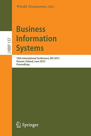 business information systems 16th international conference bis 2013 poznan poland june 19 21 2013 proceedings
