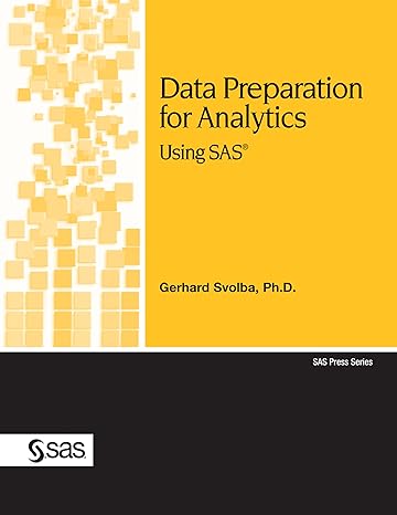 data preparation for analytics using sas 1st edition gerhard svolba ph d 1599940477, 978-1599940472