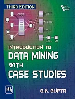 introduction to data mining with case studies 1st edition g k gupta 8120350022, 978-8120350021
