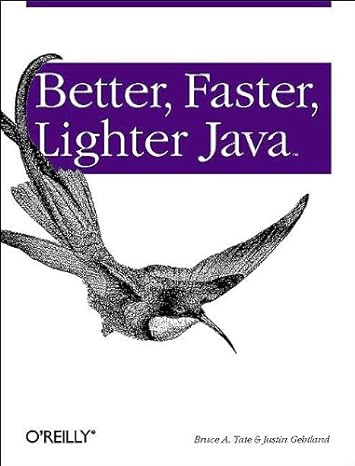 better faster lighter java by b a tate j gehtland 1st edition b a tate j gehtland b003w5d5dy