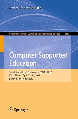 computer supported education 14th international conference csedu 2022 virtual event april 22 24 2022 revised