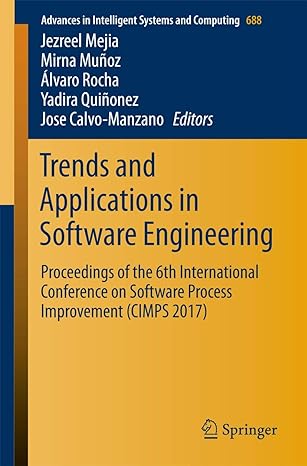 trends and applications in software engineering proceedings of the 6th international conference on software