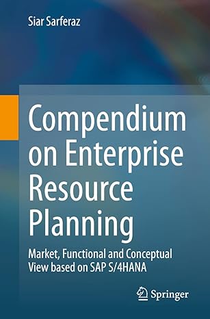 compendium on enterprise resource planning market functional and conceptual view based on sap s/4hana 1st