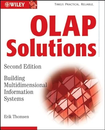 olap solutions building multidimensional information systems 2nd edition erik thomsen 0471400300,