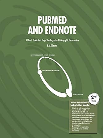 pubmed and endnote 2nd edition bengt edhlund 1411688414, 978-1411688414