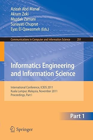 informatics engineering and information science international conference icieis 2011 kuala lumpur malaysia