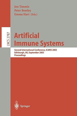 artificial immune systems second international conference icaris 2003 edinburgh uk september 1 3 2003