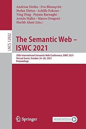 the semantic web iswc 2021 20th international semantic web conference iswc 2021 virtual event october 24 28
