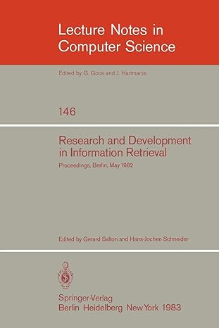 research and development in information retrieval proceedings berlin may 18 20 1982 1983rd edition gerard
