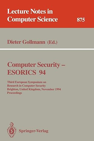 computer security esorics 94 third european symposium on research in computer security brighton united