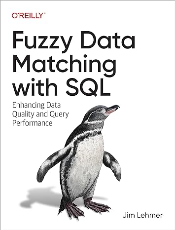 fuzzy data matching with sql enhancing data quality and query performance 1st edition jim lehmer 1098152271,