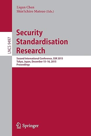 security standardisation research second international conference ssr 2015 tokyo japan december 15 16 2015