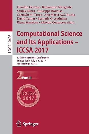 computational science and its applications iccsa 2017 17th international conference trieste italy july 3 6