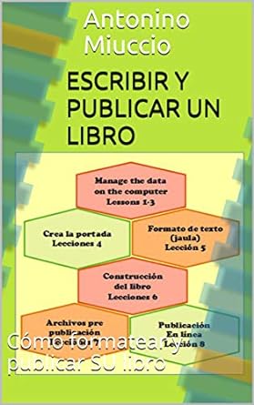 escribir y publicar un libro como formatear y publicar su libro 1st edition antonino miuccio b08k3lll1w , 