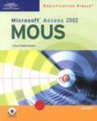 certification circle microsoft office specialist access 2002 expert 1st edition lisa friedrichsen 0619057181,