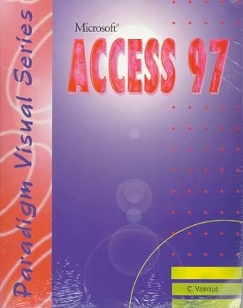 microsoft access 97 1st edition carita virenius