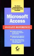 microsoft access instant reference 1st edition james e powell 0782112137, 978-0782112139