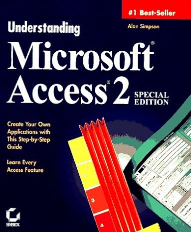 understanding microsoft access 2 special, subsequent edition alan simpson