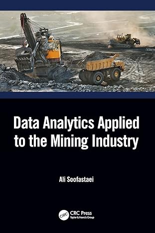 data analytics applied to the mining industry 1st edition ali soofastaei