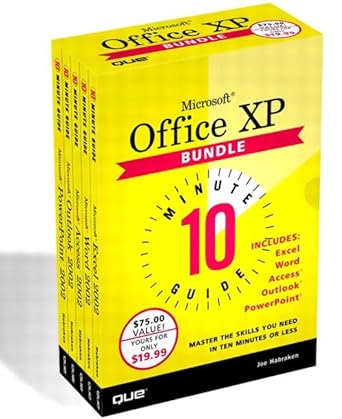 microsoft office xp 10 minute guide microsoft excel 2002/microsoft word 2002/microsoft access 2002/microsoft