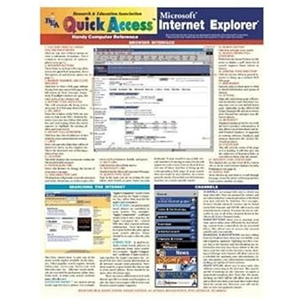 microsoft internet explorer quick access 1st edition the editors of rea 0878912533, 978-0878912537