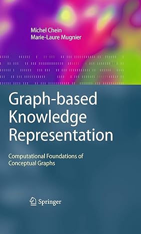 graph based knowledge representation computational foundations of conceptual graphs 1st edition michel chein