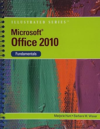 bundle microsoft office 2010 illustrated fundamentals + sam 2010 assessment and training v2 0 printed access