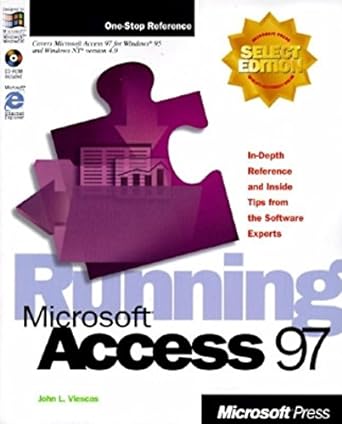 running microsoft access 97 1st edition john l viescas