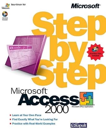 microsoft access 2000 step by step 1st edition catapult inc b00ak3savs