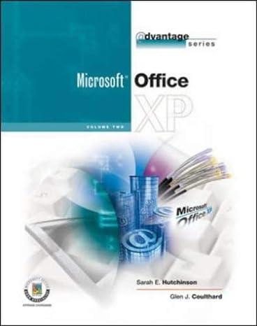 advantage office xp 1st edition sarah e hutchinson 0071122125, 978-0071122122