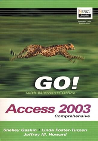go with microsoft office access 2003 comprehensive + student cd 1st edition gaskin 0132438011, 978-0132438018