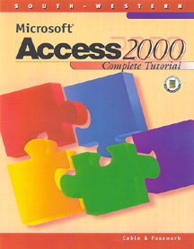 microsoft access 2000 complete tutorial 1st edition sandra cable ,william c pasewark 0538688424,