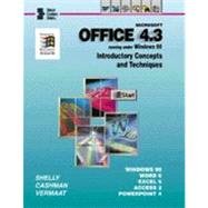 microsoft office 4 3 running under windows 95 1st edition gary b shelly ,thomas j cashman ,misty e vermaat