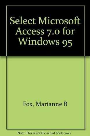 microsoft access projects for windows 95 1st edition marianne b fox ,lawrence c metzelaar 0805316930,