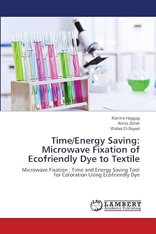 time/energy saving microwave fixation of ecofriendly dye to textile microwave fixation time and energy saving