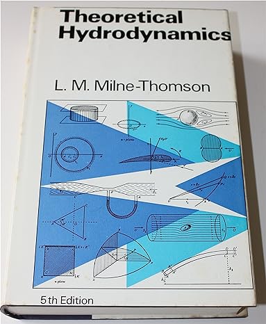 theoretical hydrodynamics enlarged 5th edition l m milne thomson 0333078764, 978-0333078761