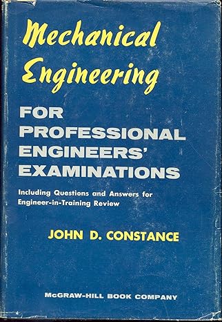 mechanical engineering for professional engineers examinations edition john constance b0000clexz