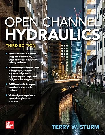 open channel hydraulics 3rd edition terry w sturm 1260469700, 978-1260469707