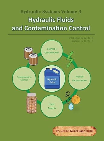 hydraulic systems volume 3 hydraulic fluids and contamination control 1st edition medhat khalil 0997781637,