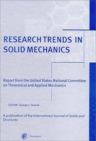 research trends in solid mechanics 1st edition g j dvorak 0080435726, 978-0080435725