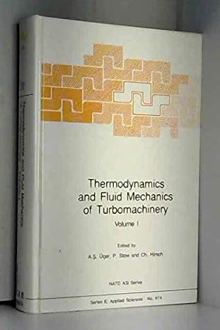 thermodynamics and fluid mechanics of turbomachinery 1st edition  9024732212, 978-9024732210