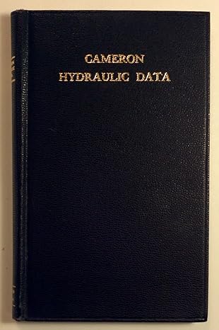 cameron hydraulic data 1st edition  b000s81odg