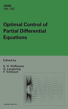 optimal control of partial differential equations international conference in chemnitz germany april 20 25